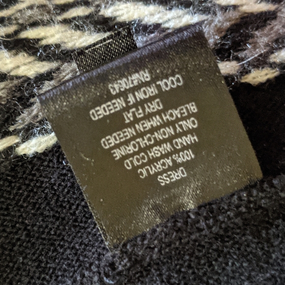 Jessica Howard Knit Turtleneck Sweater Dress Black - Picture 6 of 6